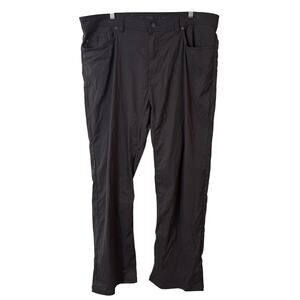 Prana‎ Men's Brion Slim Pant Stretch Hiking Casual Chino Trail Dark Grey 40 x 32
